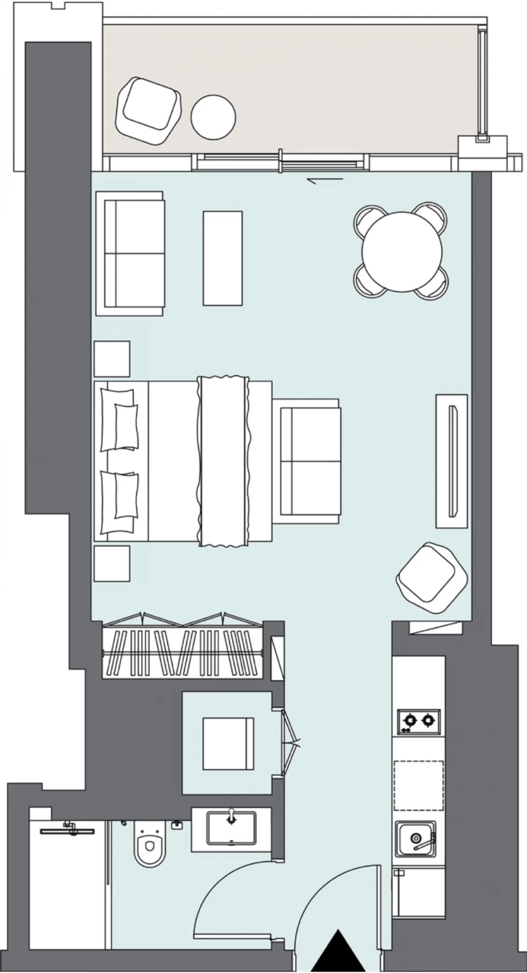 Studio Apartment