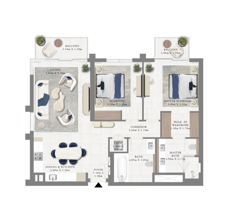 2 Bedroom