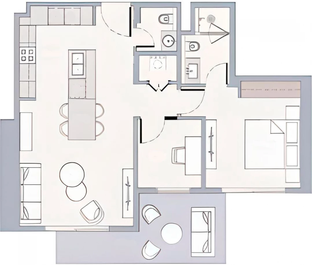 1 Bedroom Apartment