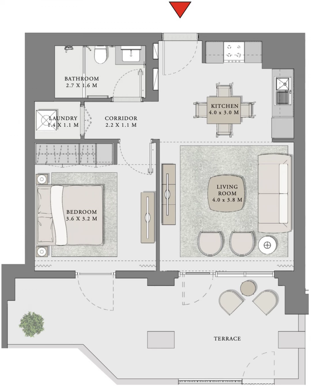 1 Bedroom Apartment