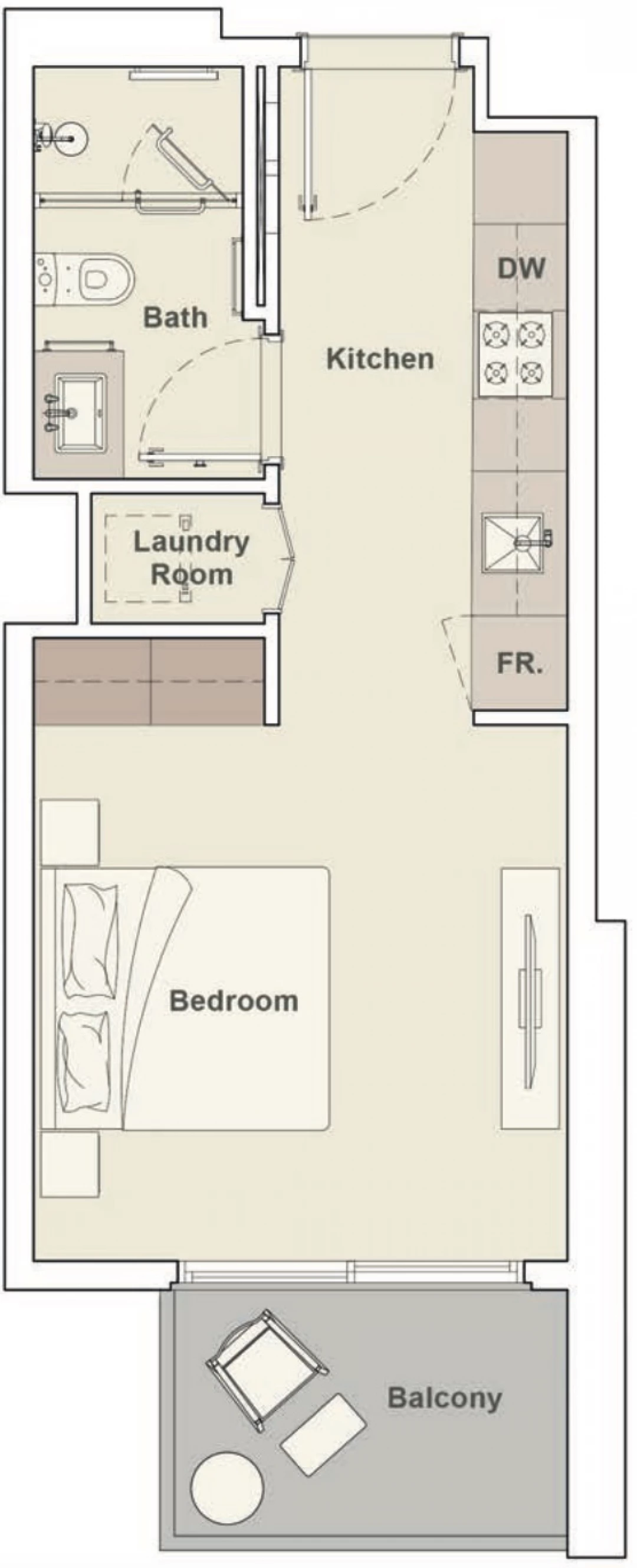 Studio Apartment